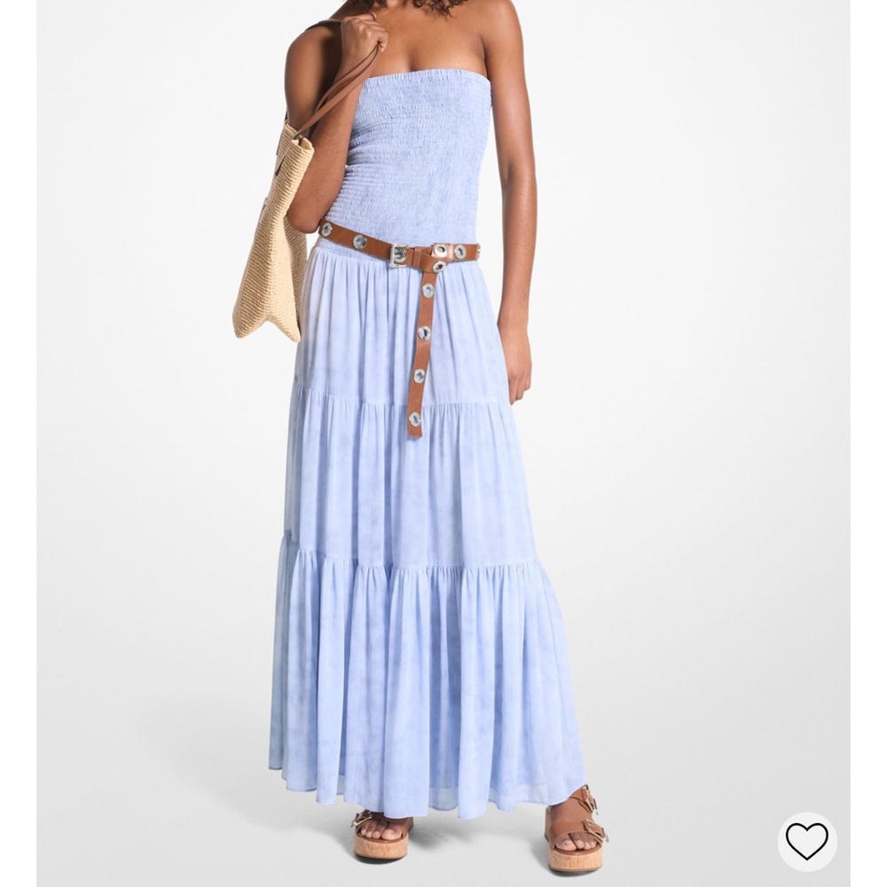 MK smocked maxi dress NWT